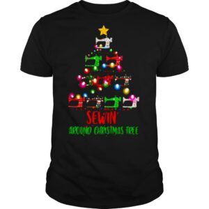 Sewing Around Christmas Tree shirt