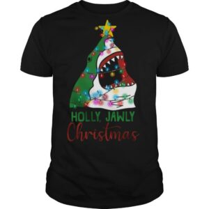 Shark Holly Jawly Christmas shirt