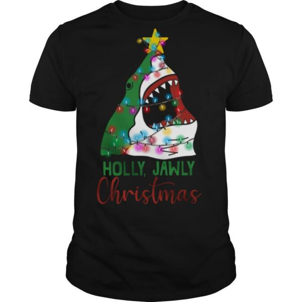 Shark Holly Jawly Christmas shirt