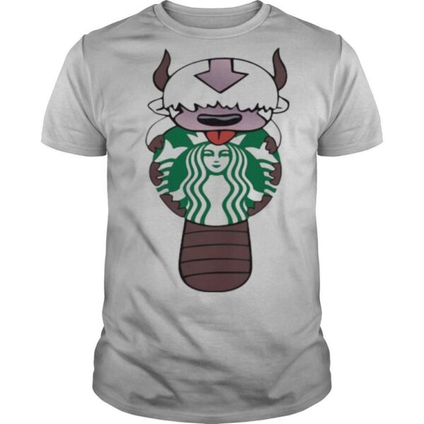 Sheep hug starbucks logo shirt