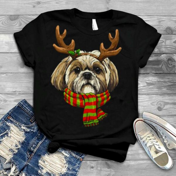 Shih Tzu Mom Dog Owners Lovers Animal Keepers Christmas T Shirt