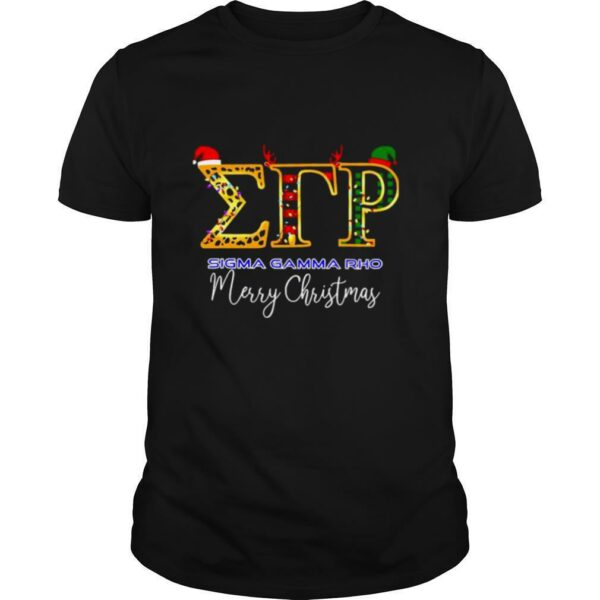 Sigma Gamma Rho Merry Christmas shirt