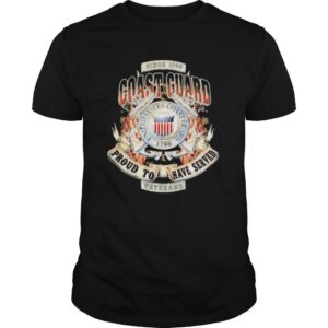 Since 1790 coast guard united states coast guard proud to have served veterans shirt