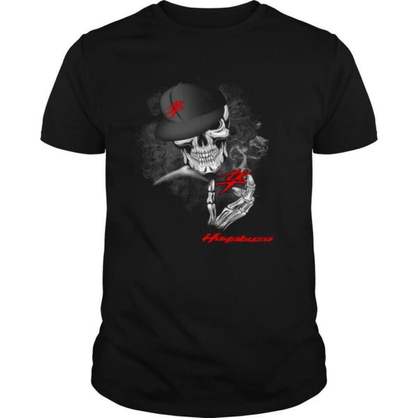 Skeleton skull hayabusa logo shirt