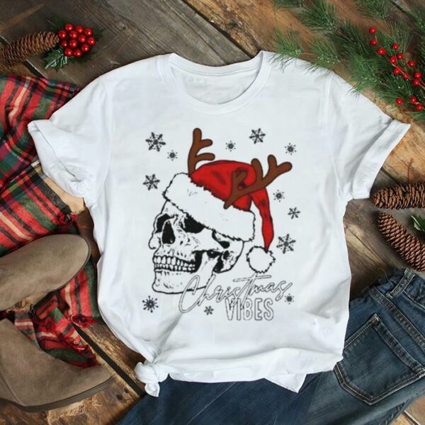 Skull Christmas Vibes Christmas shirt