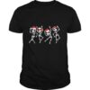 Skull Santa skeleton fun halloween Christmas shirt