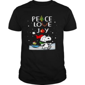 Snoopy peace love joy Christmas sihrt