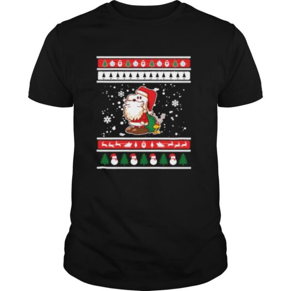 Snoopy santa claus ugly christmas shirt