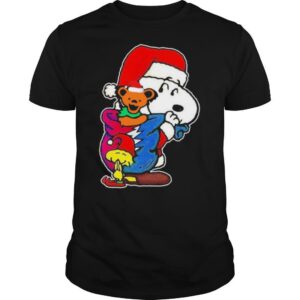 Snoopy woodstock and bear grateful dead merry christmas shirt