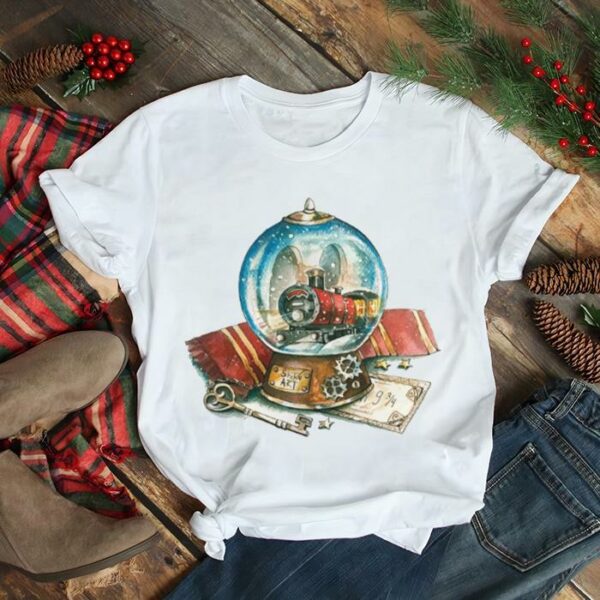 Snow Globe Drawing Harry Potter Christmas shirt