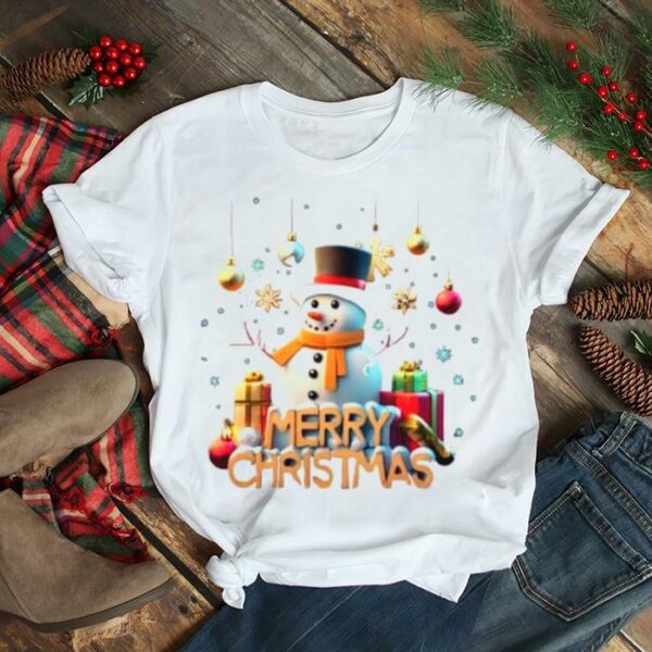 Snow Merry Christmas shirt