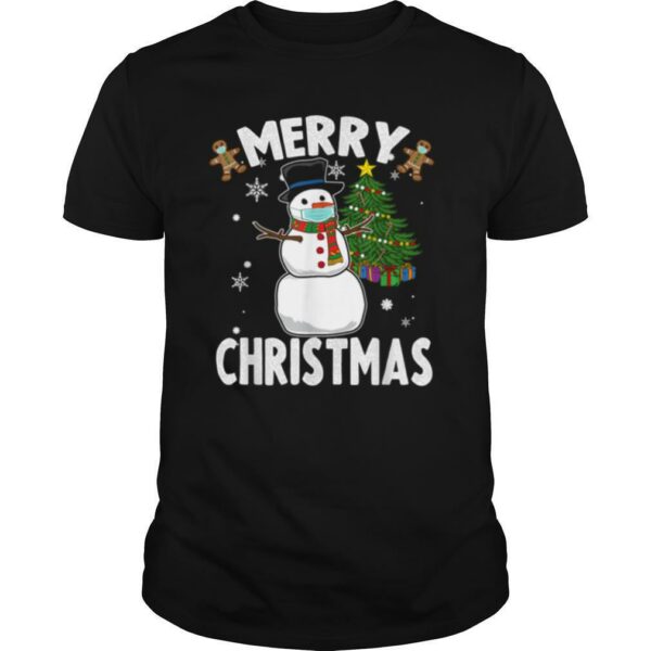 Snowman Wearing Mask Christmas 2020 shirt