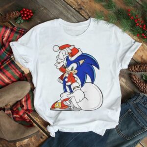 Sonic The Hedgehog In Santa Suit Christmas 2022 shirt