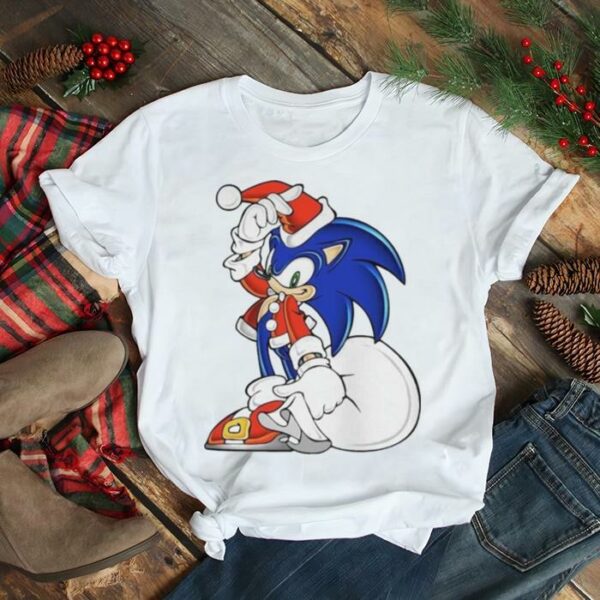 Sonic The Hedgehog In Santa Suit Christmas 2022 shirt