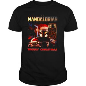 Star Wars The Mandalorian And Baby Yoda Merry Christmas shirt