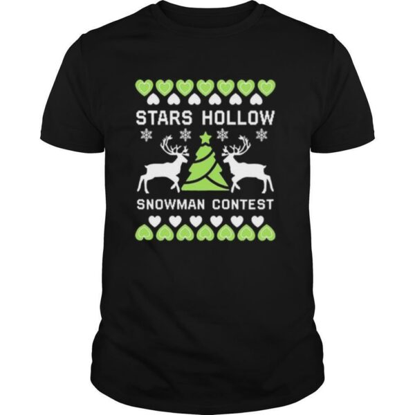 Stars Hollow Snowman Contest Christmas shirt