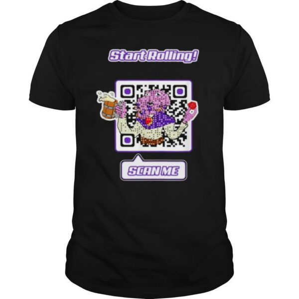 Start Rolling Mindflayed Mondays Scan Me shirt