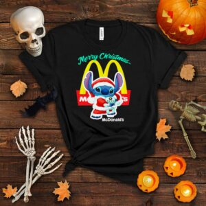 Stitch Merry christmas mcdonald’s shirt