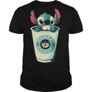 Stitch Ohana Coffee Heart shirt