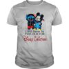 Stitch and mickey mouse i will never be too old for disney christmas shirt