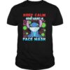 Stitch keep calm and wear a face mask covid 19 shirt