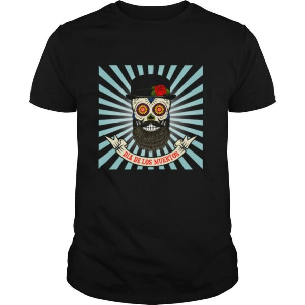 Sugar Skull Man Dia De Los Muertos shirt