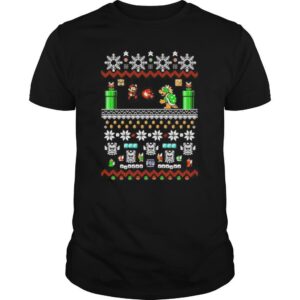 Super mario bros ugly christmas shirt