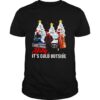 Supernatural characters santa Baby Its cold outside Christmas tree shirt