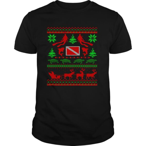 Swim Turtle Ugly Christmas shirt