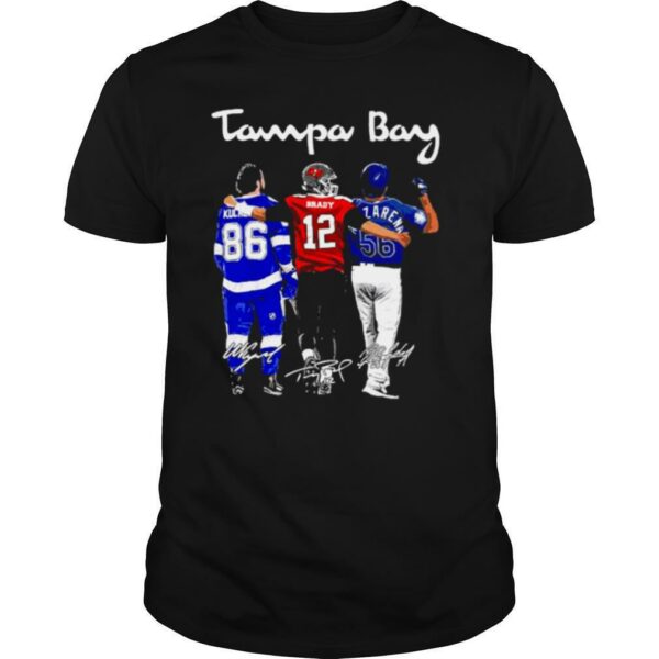 Tampa Bay Nikita Kucherov Brady And Arozarena Signatures shirt