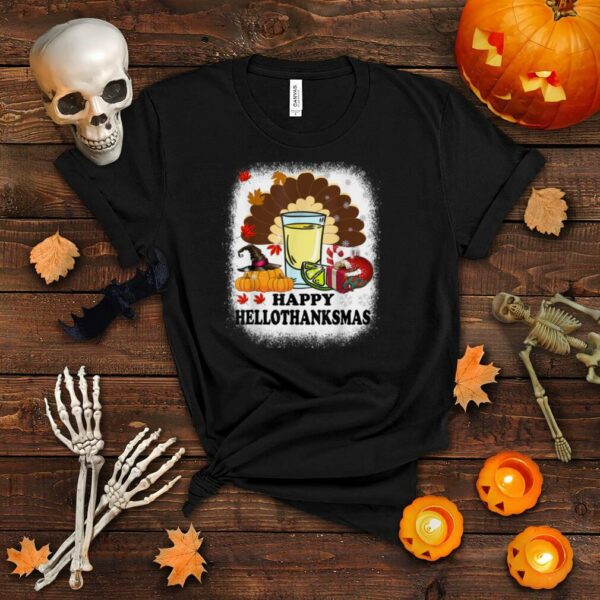 Tequila Halloween Thanksgiving Christmas Hallothanksmas T Shirt