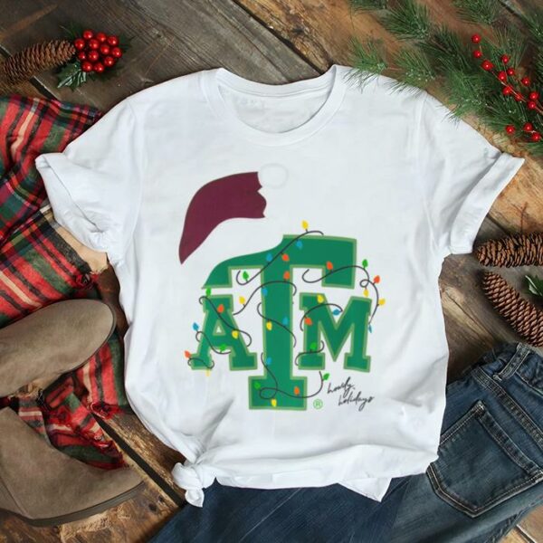 Texas A&M Christmas Lights T Shirt