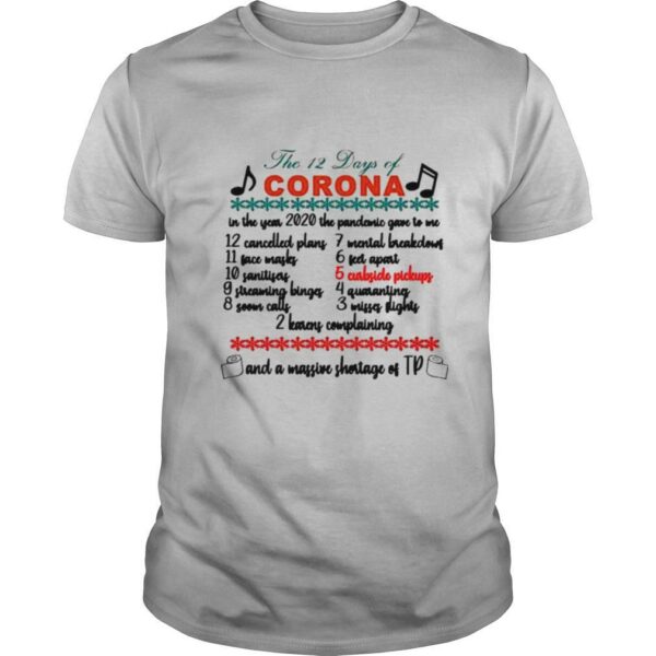 The 12 days of corona Christmas shirt