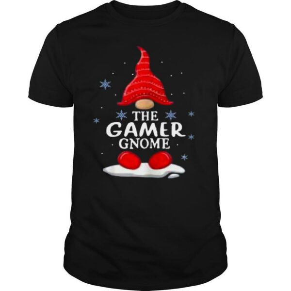 The Gamer Gnome Matching Family Christmas Pajamas Costume shirt