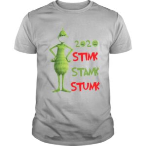 The Grinch Face Mask Coronavirus 2020 Stink Stank Stunk Christmas shirt