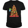 The Grinch hand holding mask Christmas tree 2020 shirt