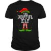 The Joyful Elf Christmas Matching Family Pajama Costume shirt
