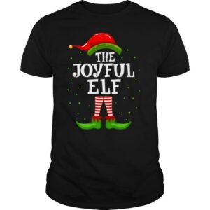 The Joyful Elf Christmas Matching Family Pajama Costume shirt