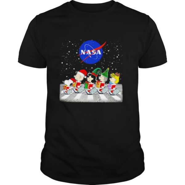 The Peanuts Abbey road Nasa Christmas 2020 shirt