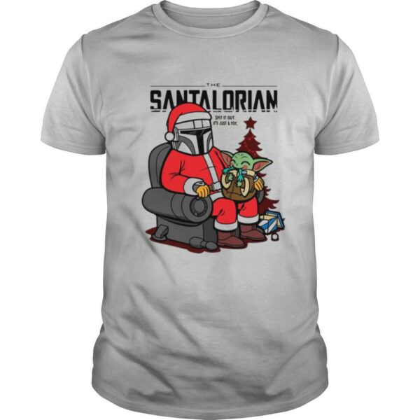 The Santalorian and Baby Yoda Spit it out its just a toy Christmas 2020 shirt