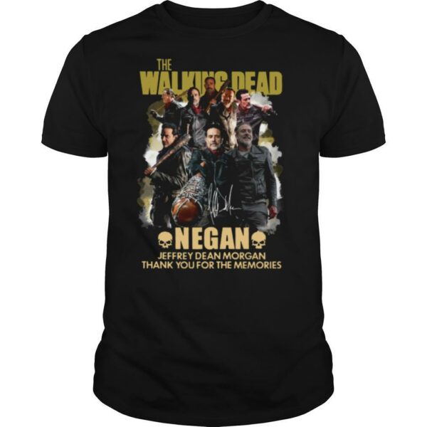 The Walking Dead Negan Jeffrey Dean Morgan Thank You For The Memories shirt