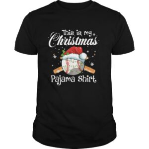 This Is My Christmas Baseball Pajama shirt
