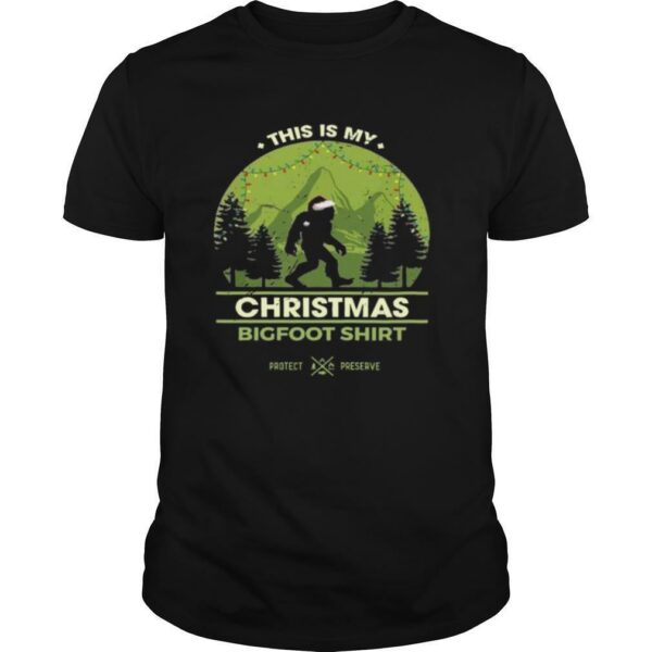 This Is My Christmas Bigfoot shirt