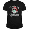 This Is My Christmas Pajama Santa Claus Wear Mask 2020 Covid shirt