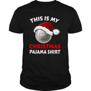 This Is My Christmas Pajama Volleyball Xmas shirt