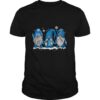 Three Gnomes In Blue Ugly Christmas Costume shirt