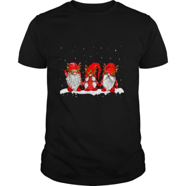 Three Nordic Gnomes Winter Christmas Swedish Elves T Shirt