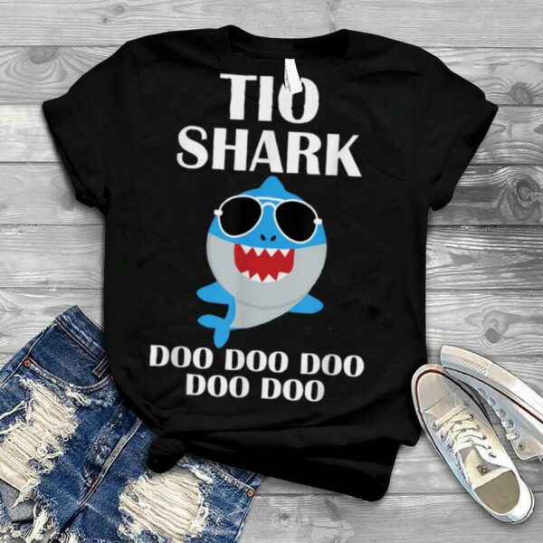 Tio Shark Shirt Doo Doo Doo Funny Fathers Day Tio Christmas T Shirt