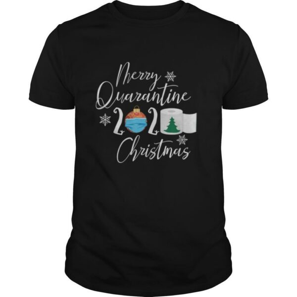 Toilet Paper Quarantine Christmas Present 2020 Merry Xmas shirt