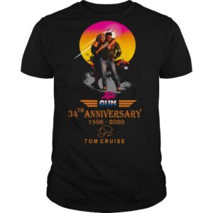 Top Gun 34th Anniversary 1986 2020 Tom Cruise Signature shirt